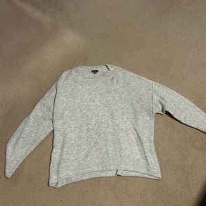 Vince Camuto Light Gray Crewneck Sweater